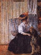 Edouard Vuillard Her dog oil on canvas